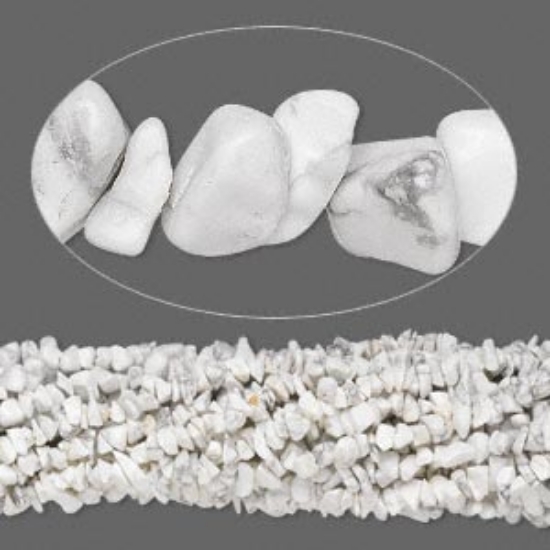 Picture of White Howlite (natural) medium chip x90cm