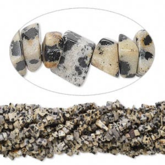 Picture of Dalmatian Jasper medium chip x90cm