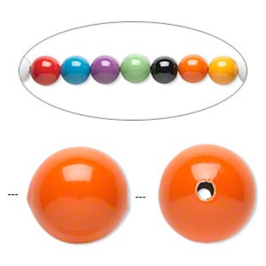 Picture of Porcelain Bead 50mm Color Mix x5