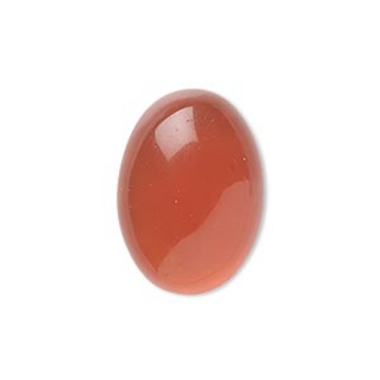 Picture of Cabochon Carnelian (dyed / heated) 18x13mm oval x1