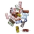 Picture of Ceramic Bead round Tube 15x7mm w/ hand-painted speckles Glazed Colors x20