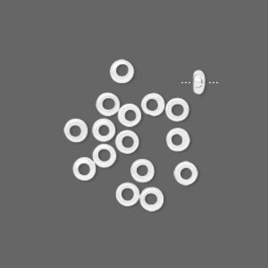 Picture of Rondelle Cubic zirconia 4x1mm clear x16