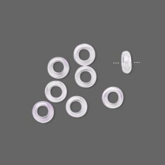 Picture of Cubic Zirconia Rondelle 6x2mm Lavender x8