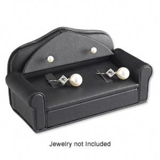 Picture of Leatherette Display couch Black x1