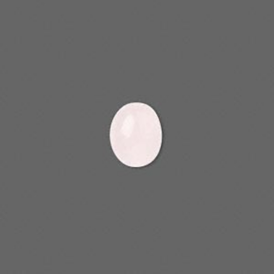 Picture of Cabochon Rose Quartz (natural) 10x8mm oval x1