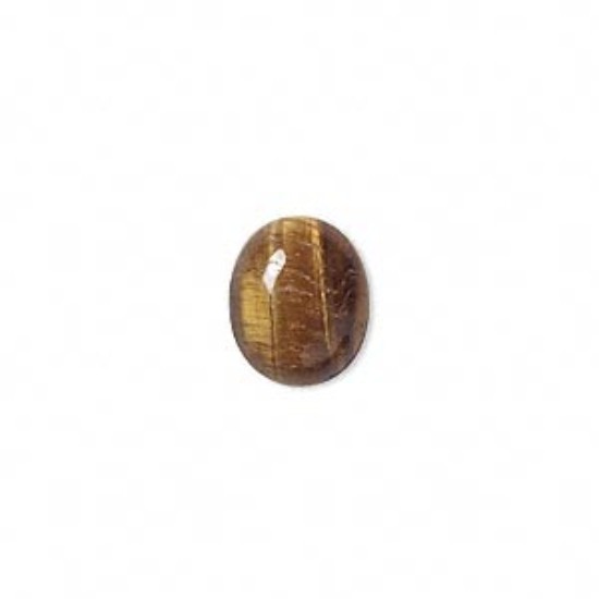 Picture of Cabochon Tiger Eye 12x10mm oval x1