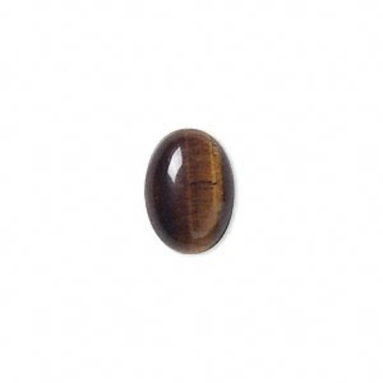 Picture of Cabochon Tiger Eye 14x10mm oval x1