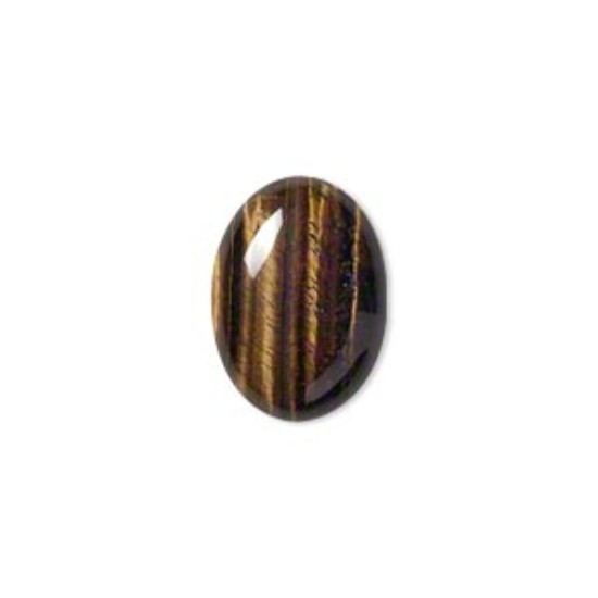 Afbeeldingen van Cabochon Tiger Eye 18x13mm oval x1