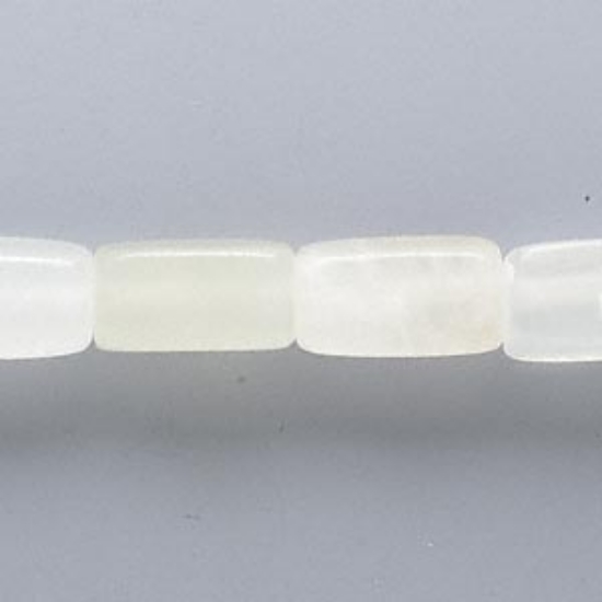 Picture of Italian "onyx" (coated bead) +/-14x8mm square tube x38cm