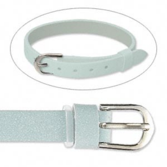 Picture of Bracelet strap 8mm wide 22cm Blue x1