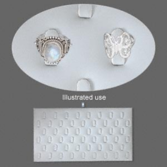 Picture of Display insert ring leatherette grey x1