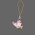 Picture of Zipper pull glass Beaded Chicken x1