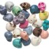 Изображение Synthetic Howlite Skull 18x15mm mixed colors x10