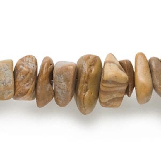 Picture of Tigerskin "jasper" (natural) extra-large chip x40cm