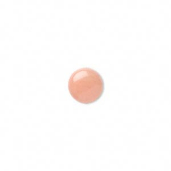Picture of Cabochon coral 8mm round Pink x1