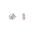 Picture of Flat Star Bead 8mm Rosaline AB x20