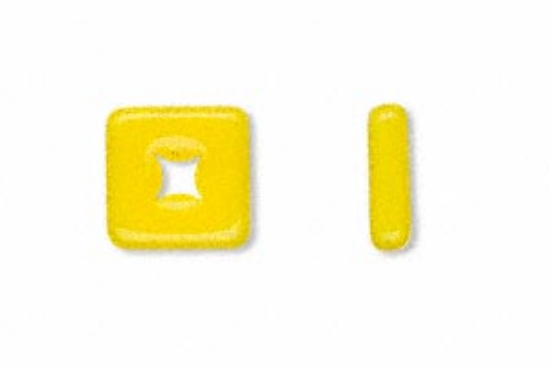 Picture of Square 12mm Opaque Yellow x10