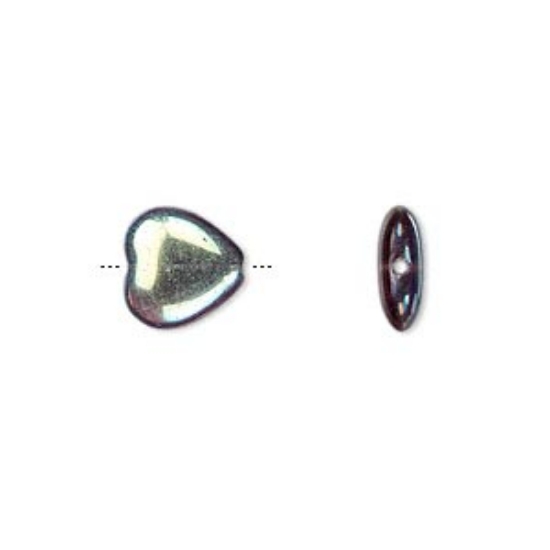 Picture of Hearts 10mm Amethyst AB x10