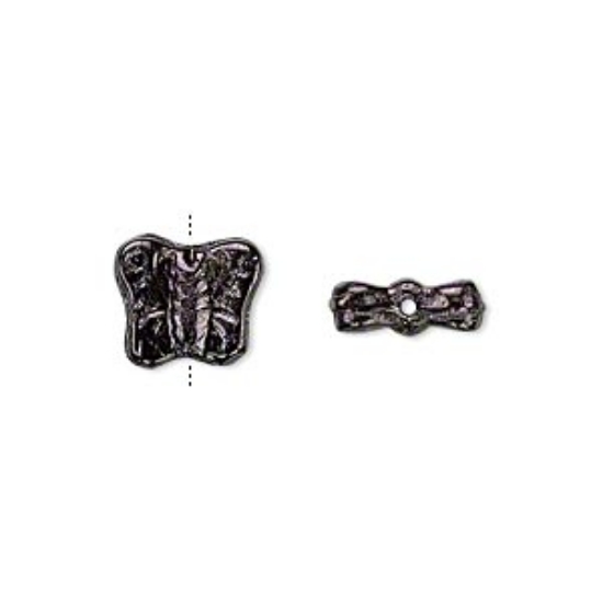 Picture of Butterfly Bead 11x9 mm Purple Bronze1 x10