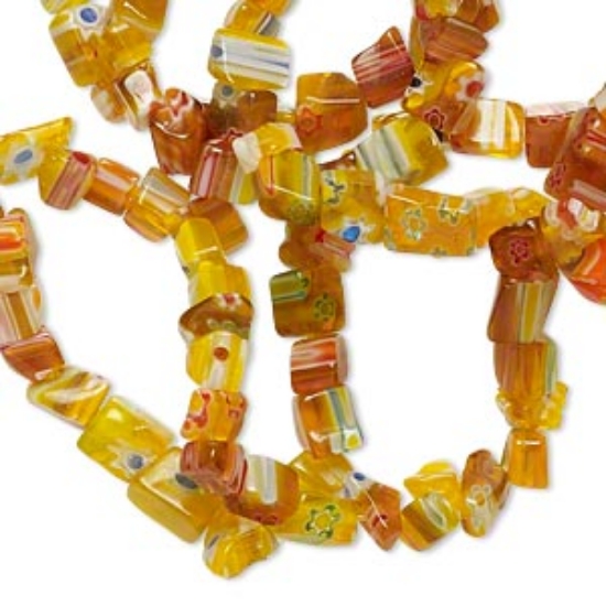 Picture of Millefiori Glass Chip Orange x85cm