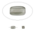 Picture of Square Oval 6x3.5mm Black Diamond x25