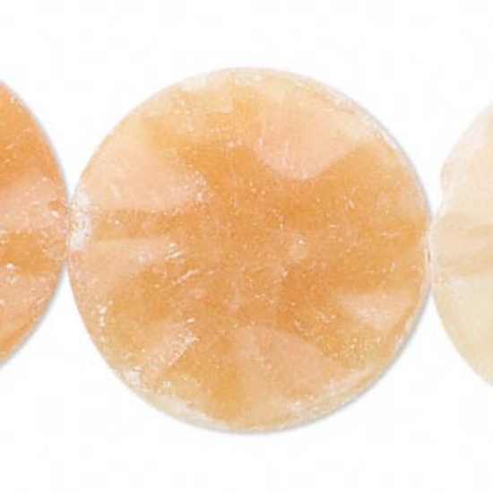 Picture of Aragonite (coated) +/-30mm wavy flat round x10