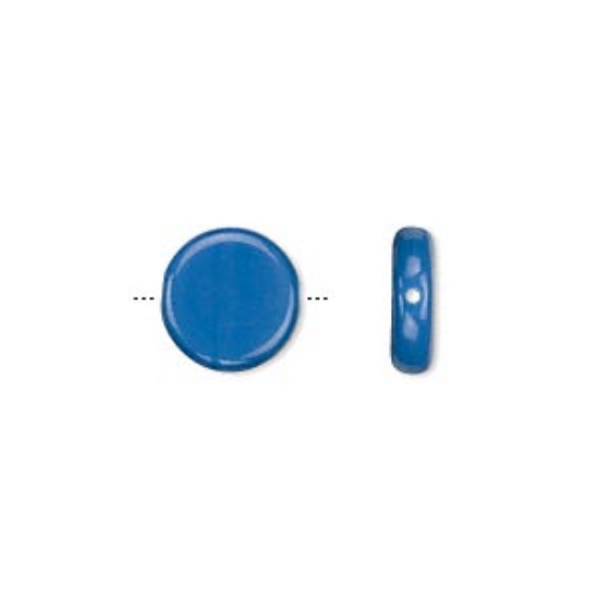 Picture of Preciosa Coin 10 mm Opaque Blue x20