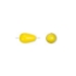 Picture of Drop Glass 9mm Opaque Yellow x10