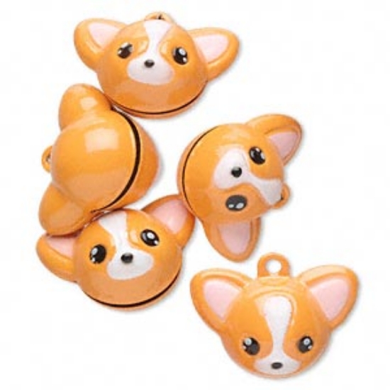 Picture of Jewelry Bell  23x20mm Chihuahua x1