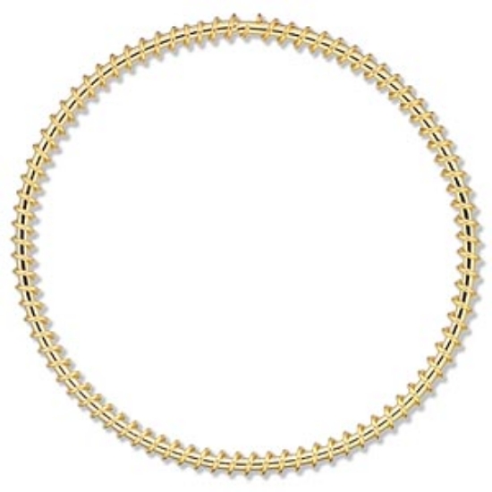 Picture of Component wire-wrapped round 60mm Gold tone x4