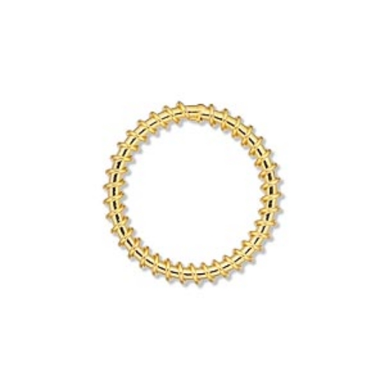 Picture of Component wire-wrapped round 22m Gold Tone x4