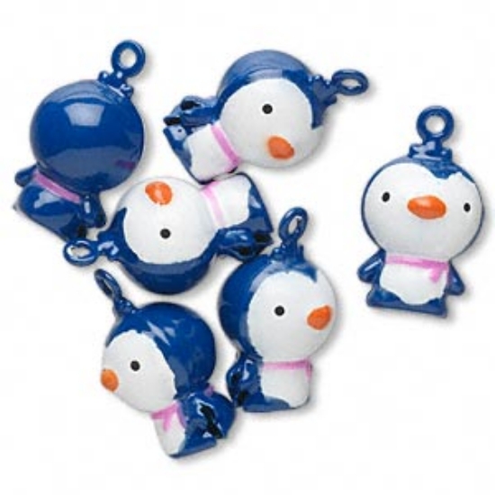Picture of Jewelry Bell  21x15mm Penguin x1