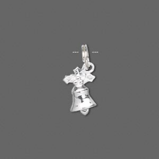Picture of 925 Silver Charm 13x9mm Bell x1