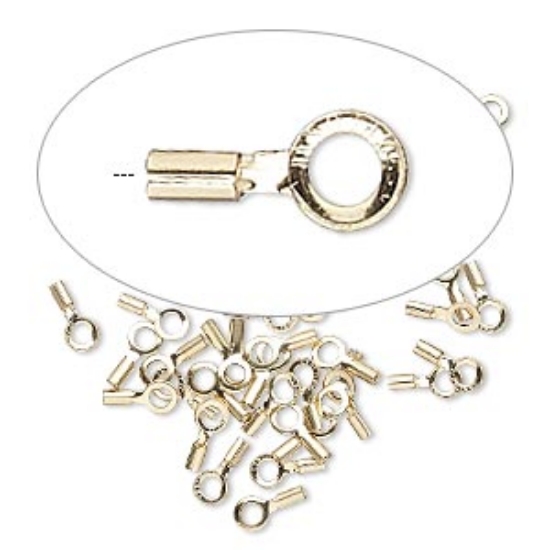 Picture of 14Kt Gold-Filled Tube Crimp w/ loop 3x1mm x2