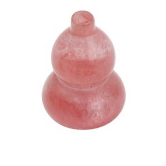 Picture of Component Cherry "quartz" Glass 26x17mm Vase undrilled x1