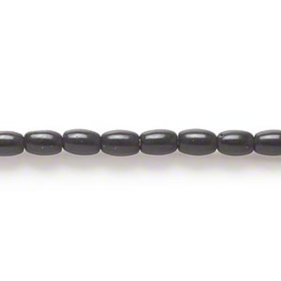 Picture of Obsidian 6x4mm Barrel Black x35cm