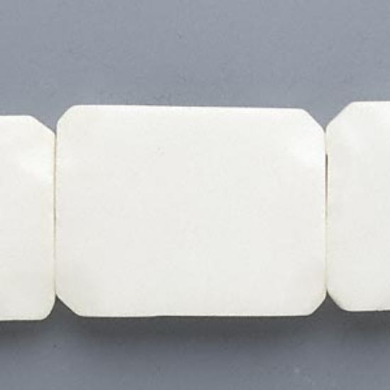 Picture of Dolomite (coated) 40x30mm-43x32mm flat wavy rectangle x6
