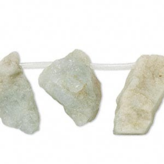 Picture of Aquamarine 16x9mm-29x16mm top-drilled drop x18