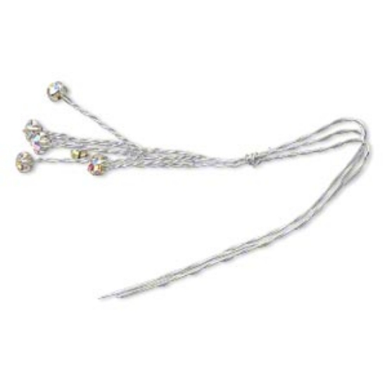 Picture of Wire pick Victoria Lynn™ w/ 4 m round chaton x3