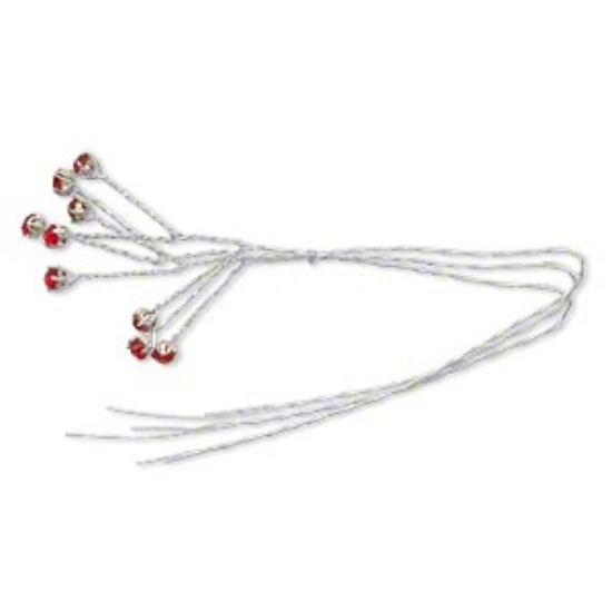 Picture of Wire pick, Victoria Lynn™ w/ 4mm round chaton x3