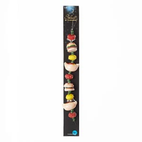Picture of Select Strands™  Lampworked Glass Hamburger & Hotdog x1
