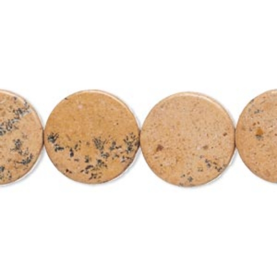 Picture of Grain stone (natural) 15-16mm flat round x38cm