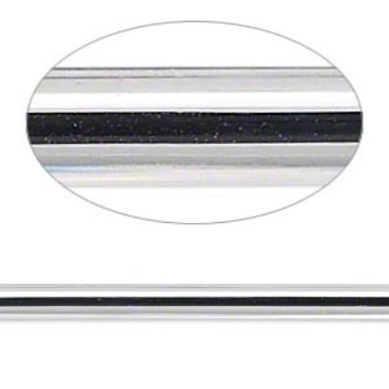 Picture of Accu-Cord 7-strand 4mm  Clear and Midnight Black x32cm