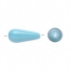 Picture of Drop Glass 20mm Opaque Blue Turquoise x5