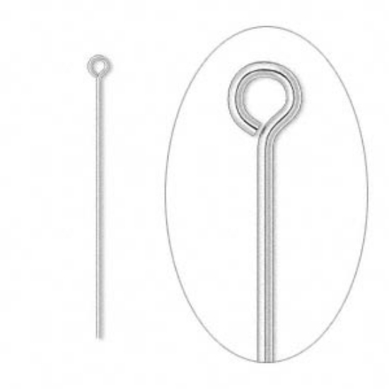 Picture of 925 Silver Eye Pin 32mm x2
