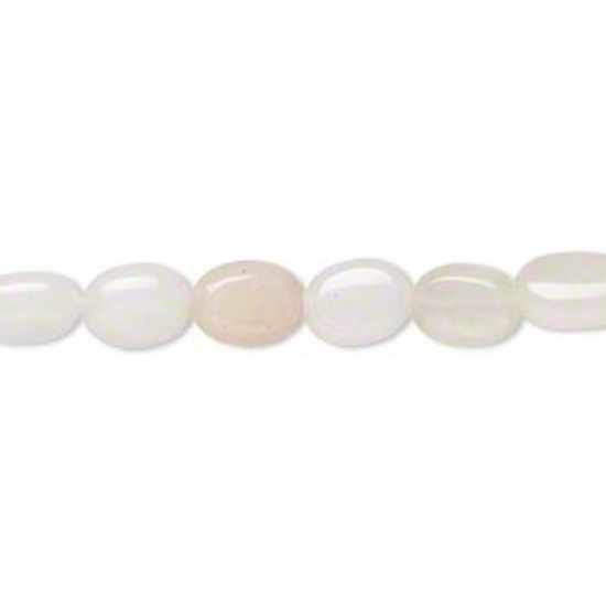 Picture of Grey Quartz (natural) 8x6mm-9x7mm puffed oval x38cm