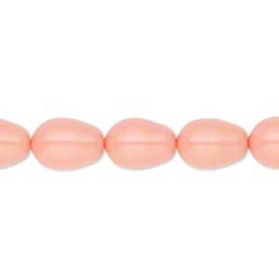 Picture of Swarovski 5821 Pear Drop 11x8mm Pink Coral x5