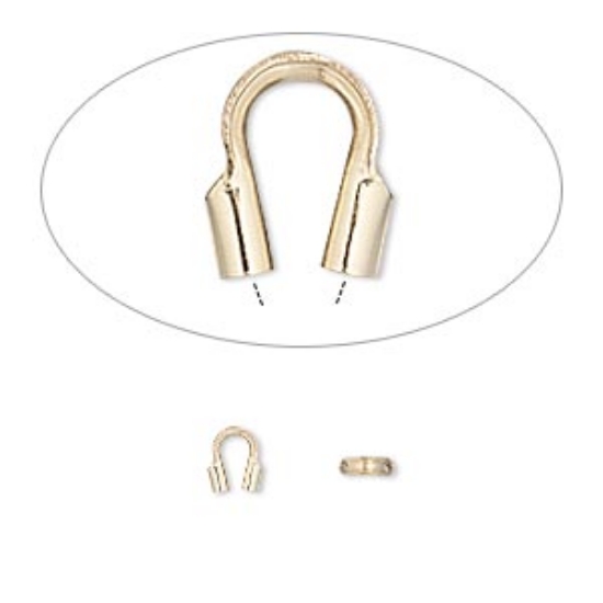 Picture of 14Kt Gold-Filled Wire Protector 4mm x2