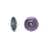 Image de Spiral bead 13x5mm Iris Purple x10