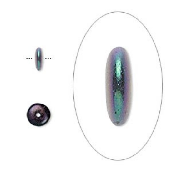 Picture of Preciosa Rondelle 6x2,5mm Iris Purple x20